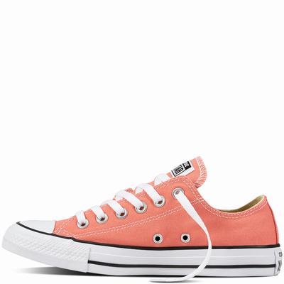 Converse Chuck Taylor All Star Classic Low Tops Mens - Orange Shoes (687KFJPV)